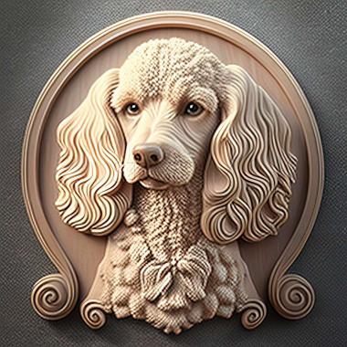 3D model Poodle dog (STL)